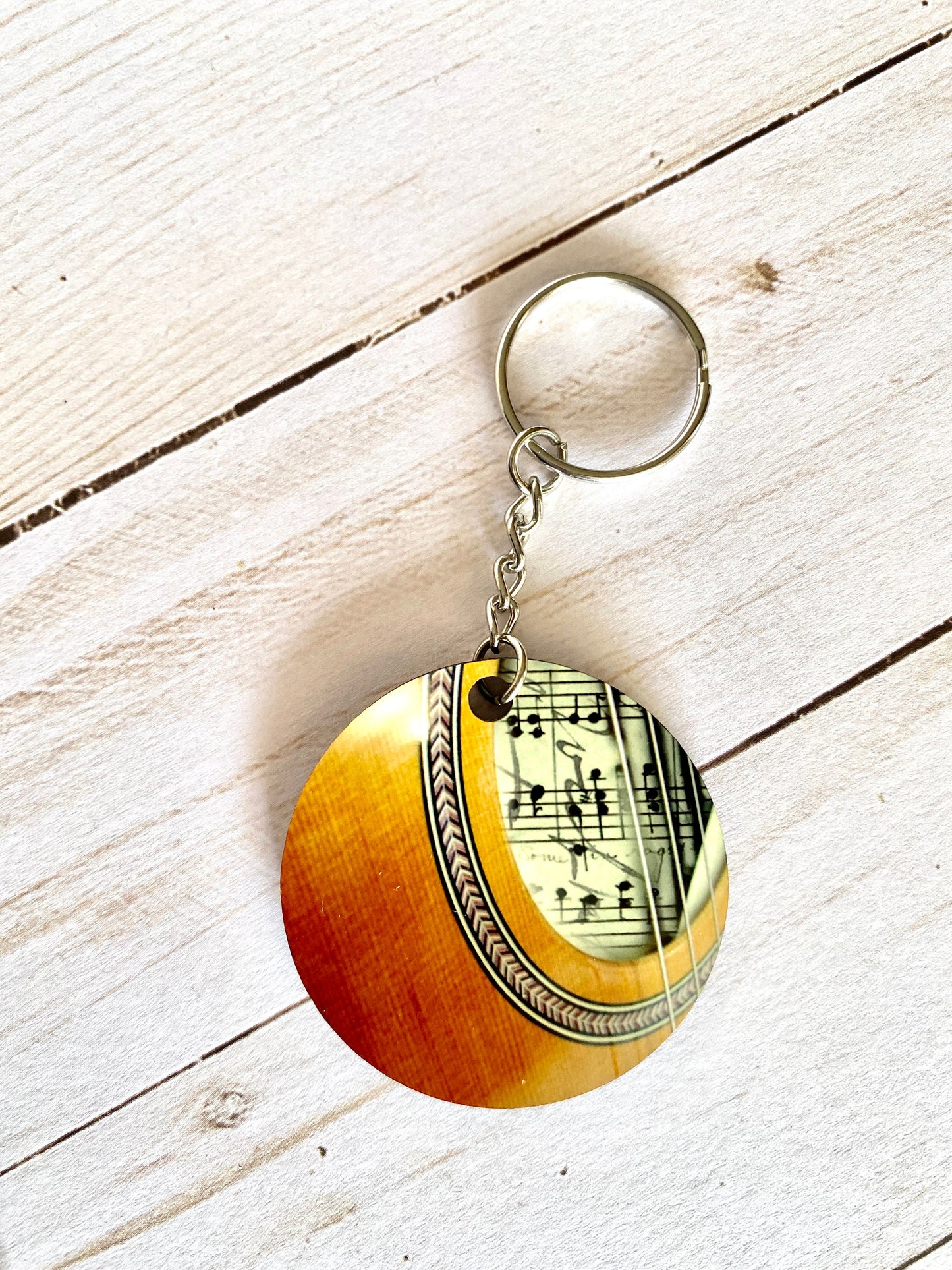 Guitar Keychain, Les Paul, Stratocaster, Zakk Wylde, For Electric acoustic Player Musician, back to school college student teacher gift