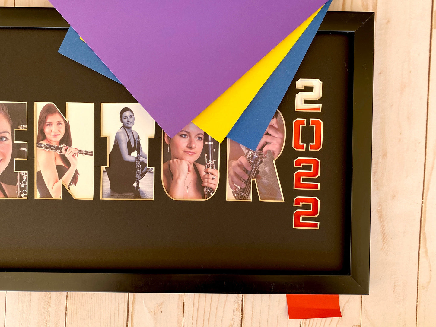 10"x20" Framed Senior 2022 Photo Mat