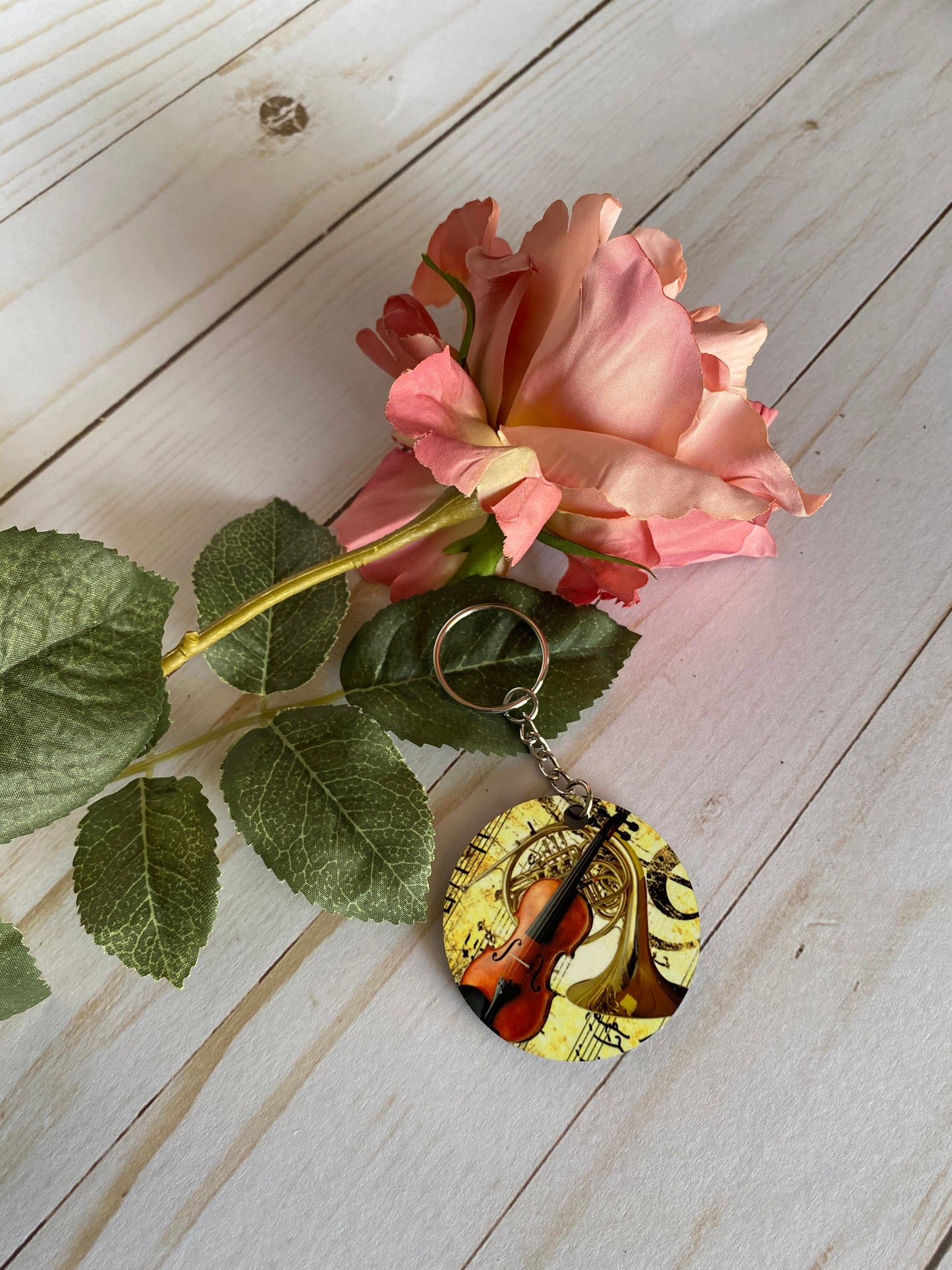 Piano Keychain, piano player, for pianist, Musical Instrument, vintage sheet music, cute keychain, graduation, college student teacher gift
