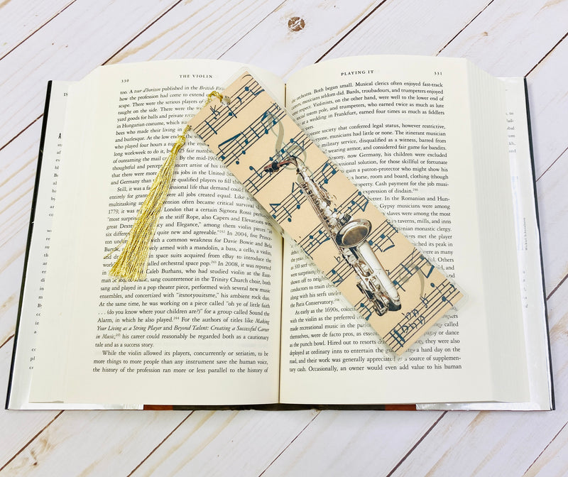 Cello Bookmark, Vintage Sheet Music Design, graduation, gift for musician, College music student teacher gift, for cello player, for cellist