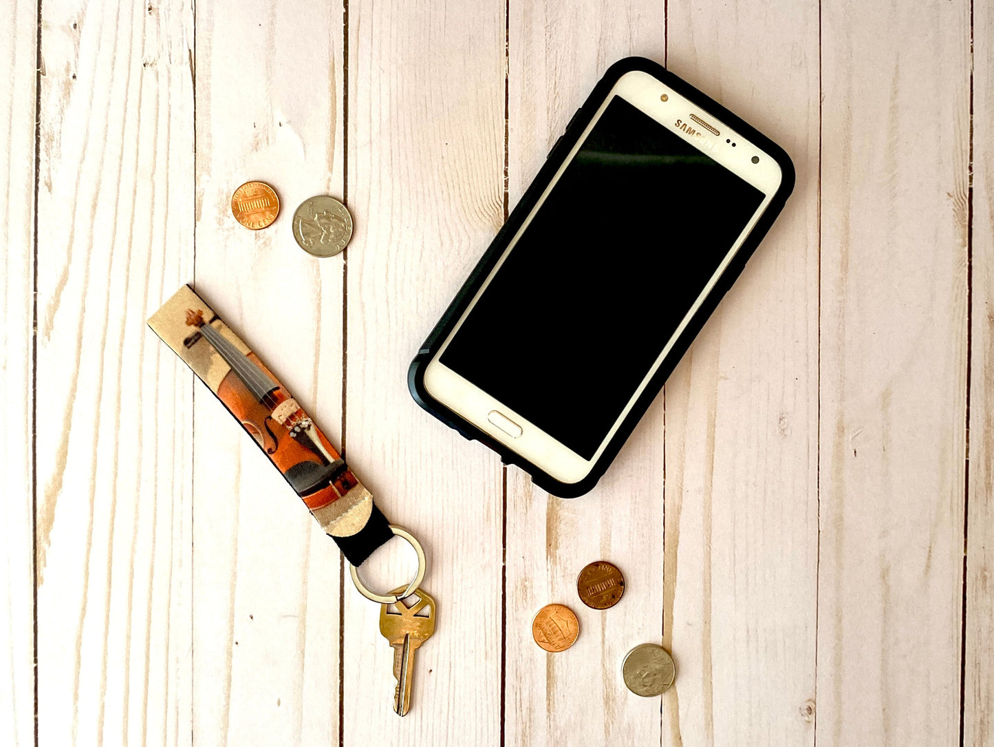 Music Photo Wristlet Keychain, Instrument Lanyard, Fun Musician Key Accessories, For Music Student Teacher, Band Gift for Him for Her, grad