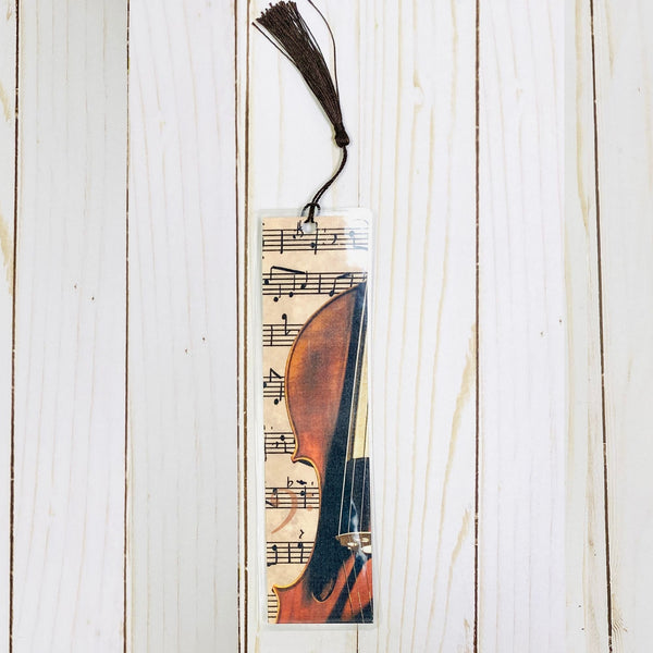 Cello Bookmark, Vintage Sheet Music Design, graduation, gift for musician, College music student teacher gift, for cello player, for cellist